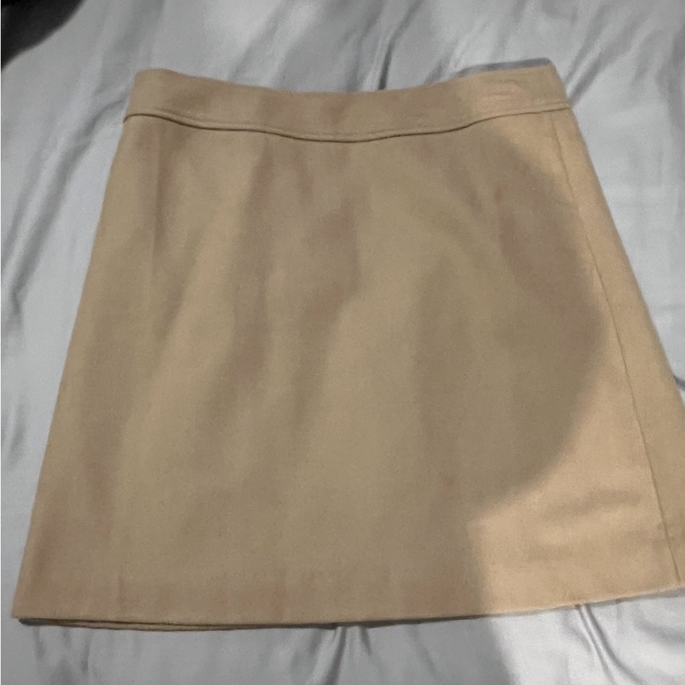 NWOT j crew tan high waisted skirt